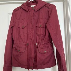 PacSun Burgundy Parka Jacket